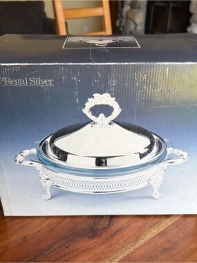 Regal Silver plated Covered Serving Casserole